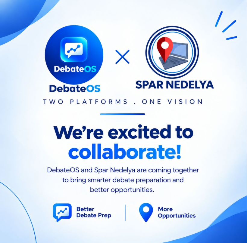 DebateOS and Spar Nedelya collaboration announcement